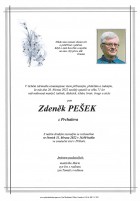 březen2022_Parte Pešek Zdeněk_Příbor