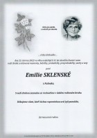 červen2022_Parte Sklenská Emilie_Fulnek