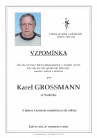 Vzpomínka Grossmann Karel
