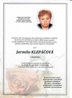 Parte Klepáčová Jarmila_Příbor