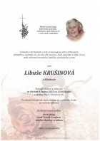 leden25_Parte Krušinová Libuše_Bílovec