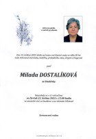 květen25_Parte Dostálíková Milada_Studénka