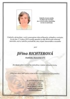květen25_Parte Richterová Jiřina_Studénka