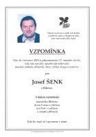 Vzpomínka Šenk Josef