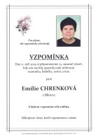 Vzpomínka Chrenková Emilie