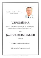 Vzpomínka Jindřich Beinhauer