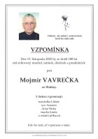 Vzpomínka Vavrečka Mojmír