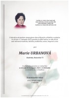 listopad25_Parte Urbanová Marie_Bílovec