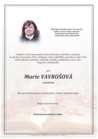Parte Vavrošová Marie_Bílovec
