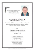 Vzpomínka Binar Ladislav