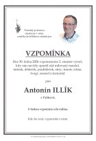 Vzpomínka Illík Antonín