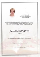 Parte Sikorová Jarmila_Bílovec