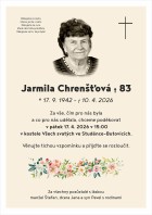 Parte Chrenšťová Jarmila_Studénka