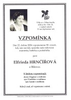 Vzpomínka Hrnčířová Enfrieda