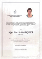 Parte Matějová Marie, Mgr._Bílovec